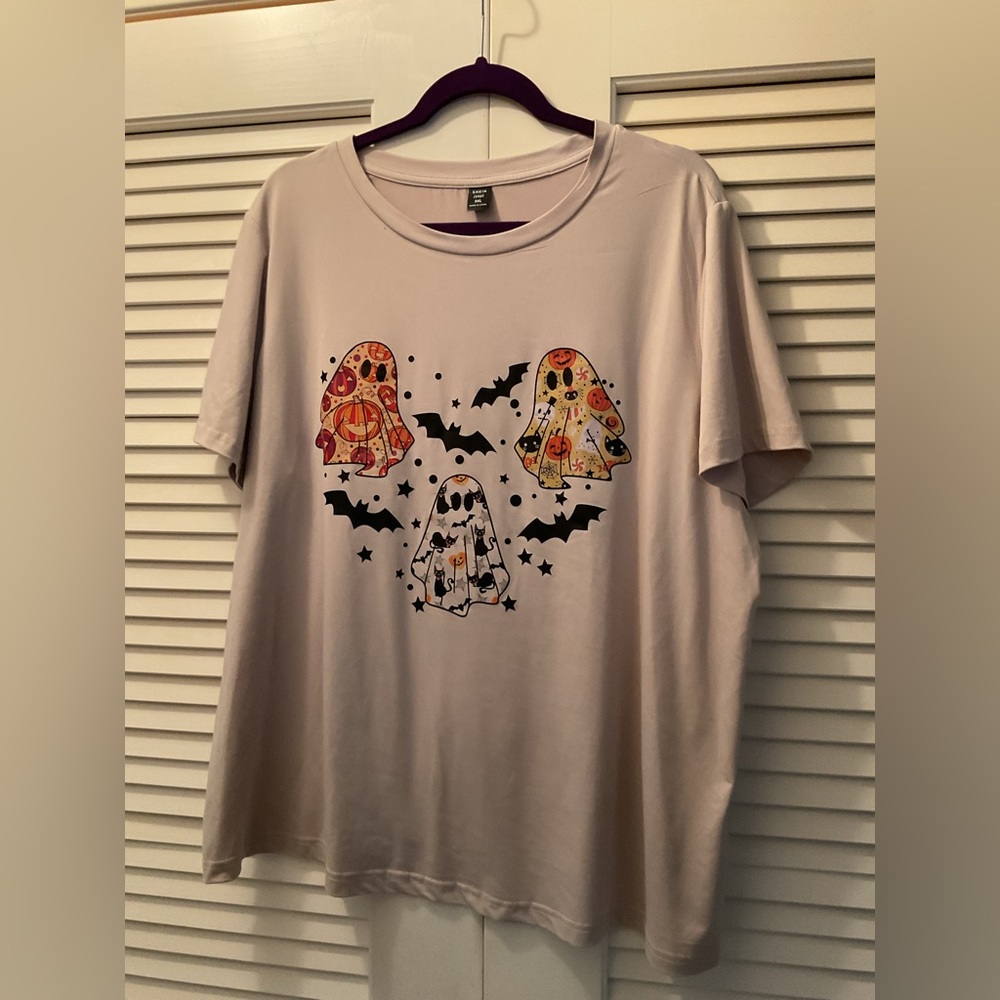 SHEIN Curve 3XL Soft Pink Top